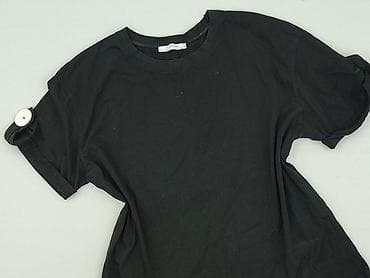 czarna bluza: Zara, T-shirt damski, rozmiar M — 1