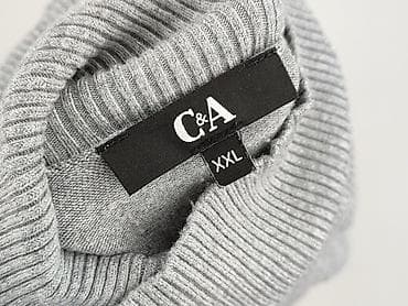 sweter pluszowy: C&A, Golf damski, rozmiar 2XL — 4