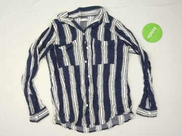 koszulka w niebieskie paski: Koszula damska, M — 2