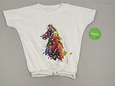 oversize basic t shirt: Bluzka damska, rozmiar 5XL — 2