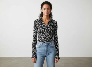 bluzki damskie dopasowane: F&F, Bluzka damska, rozmiar S — 9