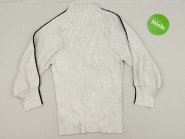 sweter w paski z serduszkiem: Sweter damski, L — 3