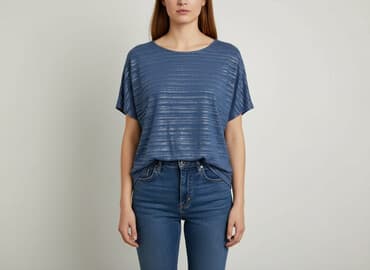 srebrne bluzki wieczorowe: Bluzka damska, rozmiar M — 5