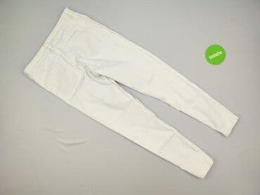 Women: Sinsay, Material trousers for women, size XL (EU 42) — 3