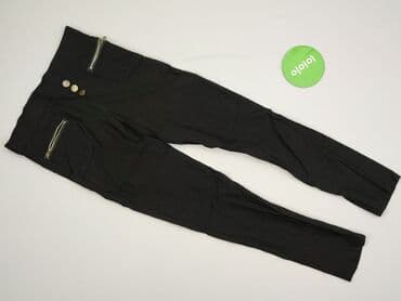 czarne legginsy sportowe z wysokim stanem: Legginsy Eleganckie damskie, rozmiar S — 2