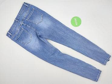 przecierane jeansy: Jeansy damskie, rozmiar L — 4