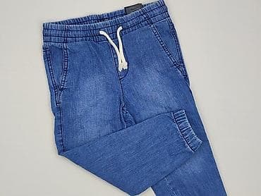 puma spodnie dresowe: Spodnie jeansowe, H&M, 3-4 lat, 104, stan - Bardzo dobry — 1