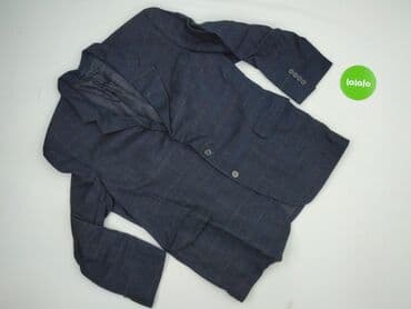 granatowa marynarka szare spodnie: Marynarka damska, rozmiar XL — 2