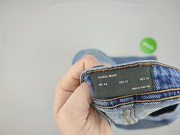 stradivarius jeans long straight fit: Zara, Jeansy dla mężczyzn, rozmiar L — 4