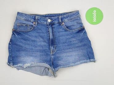 spodenki jeansowe z wysokim stanem pull and bear: H&M Divided, Szorty damskie, rozmiar L — 2