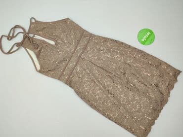 złota sukienki midi: Sukienka damska, rozmiar S — 4