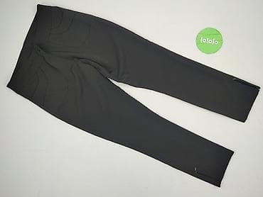 w.klapkach tekst: Spodnie materiałowe damskie, rozmiar S — 2