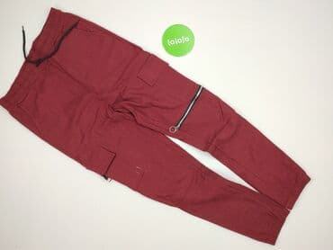 spodnie czarne cargo bershka: Spodnie cargo damskie, rozmiar L — 2