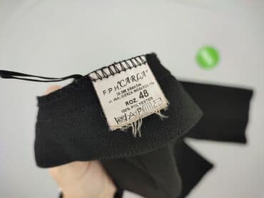 spodnie fsbn: Spodnie materiałowe damskie, rozmiar 4XL — 4