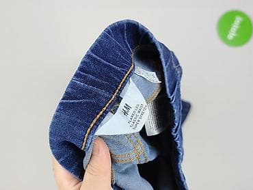 spodnie pull and bear: Spodnie jeansowe, H&M, 9 lat, 128/134, stan - Bardzo dobry — 4