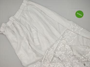 All for country house and garden: Biała firana żakardowa z haftem – elegancka dekoracja okienna - — 2