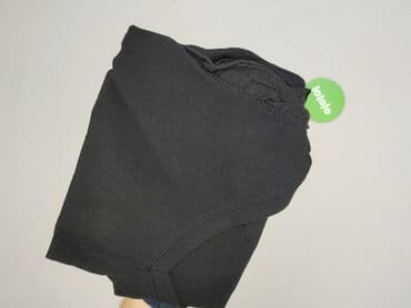 bluzka czarna z dekoltem v: Women's blouse, size S — 5