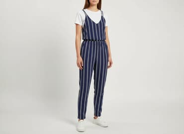 kombinezon damski w paski: Express, Kombinezon damski, rozmiar S — 6