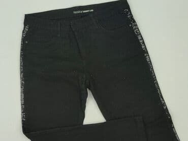czarne skinny jeans: Yessica, Jeansy damskie, rozmiar L — 1