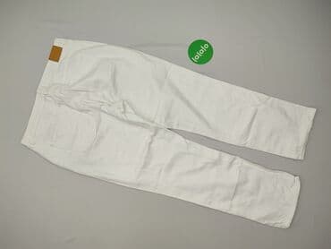 białe jeansy z wysokim stanem: Next, Jeansy damskie, rozmiar XL — 3