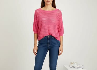 kurtki zimowe damskie c a: Esmara, Sweter damski, rozmiar S — 7