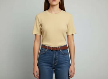 t shirty beżowe: T-shirt damski, rozmiar S — 6