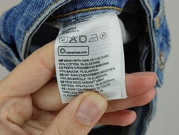 hm krótkie spodenki czarne: H&M Divided, Szorty damskie, rozmiar S — 5