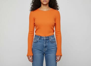 bluzki top z długim rękawem: Bluzka damska, rozmiar S — 1