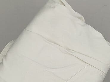 biale szerokie jeansy: FlashLights, Spodnie materiałowe damskie, rozmiar XL — 7