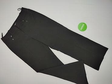 wide leg: Spodnie materiałowe damskie, rozmiar L — 2
