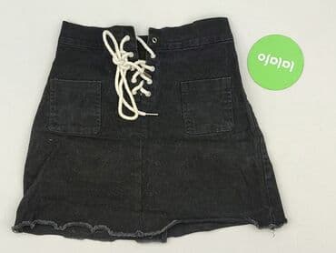 botki i spódnica: Denim, Spódnica damska, S — 2