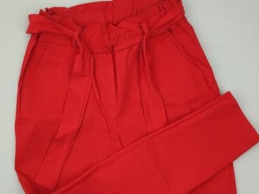 czerwone rajstopy calzedonia: Spodnie materiałowe damskie, rozmiar S — 1