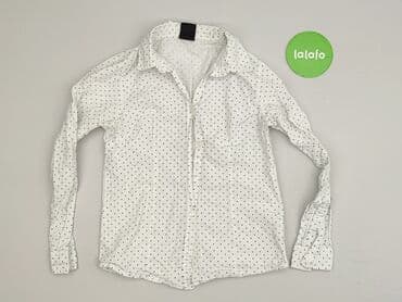 biala koszulka basic: Shirt 11 years, condition - Very good, pattern - Peas, color - White — 2