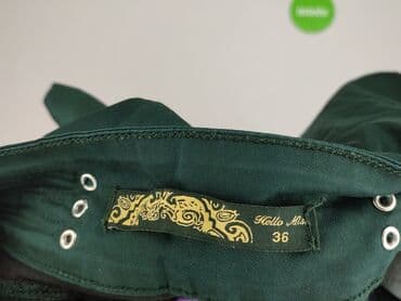woskowane legginsy z wysokim stanem zara: Spodnie damskie, rozmiar S — 4