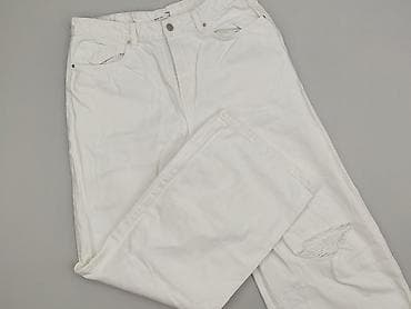 spodnie drill jeans: Sinsay, Jeansy damskie, rozmiar XL — 1