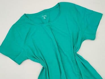 koszulka z dekoltem karo: Janina, T-shirt damski, XL — 1