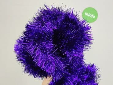Home & Garden: Fioletowa girlanda o puszystej, błyszczącej fakturze, idealna do — 3