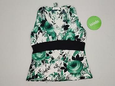 bluzki dekolt v: White, Top damski, rozmiar XL — 2