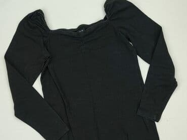 czarna sukienka z długim rękawem sinsay: Sinsay, Sukienka damska, rozmiar XL — 1