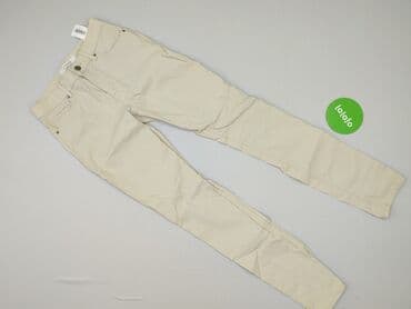 woskowane legginsy z wysokim stanem zara: Promod, Material trousers for women, size S (EU 36) — 2