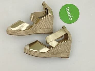 srebrne paski do sukienki: Ideal Shoes, Flat shoes for women, 36, condition - Perfect — 2