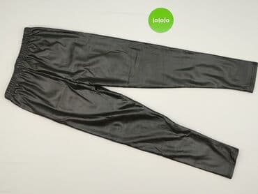 legginsy eko skóra matowe: Legginsy Ze skóry ekologicznej damskie, S — 3