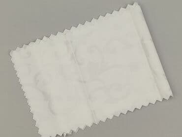 krótkie zasłony: Tkanina 130 x 25, kolor - Biały, stan - Idealny — 1