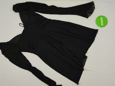 czerwona sukienka czarne rajtuzy: Sukienka damska, M — 3