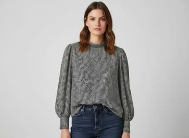 bluza z jamnikiem: H&M, Bluzka damska, rozmiar L — 1