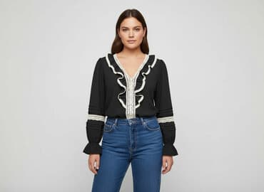 sukienka z piórami vinted: Jennyfer, Bluzka damska, XL — 6