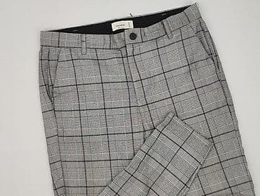 klocki kratka: PULL&BEAR, Spodnie materiałowe damskie, rozmiar L — 1