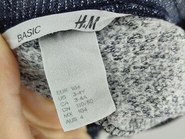 piżamy dla dzieci h: Sweatpants, H&M, 3-4 years, 98/104, condition - Very good — 4