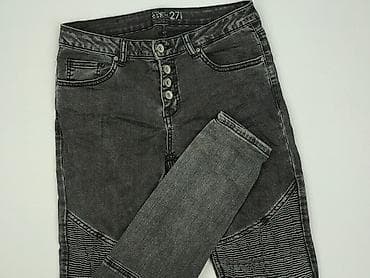 botki z klamrami: Amisu, Jeansy damskie, rozmiar S — 1