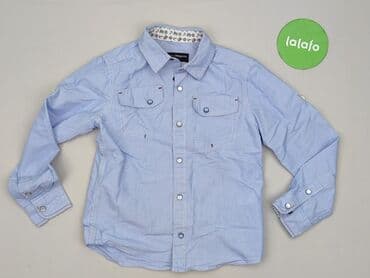 sukienka w paski h: Shirt 5-6 years, condition - Perfect, pattern - Striped, color - Light blue — 2